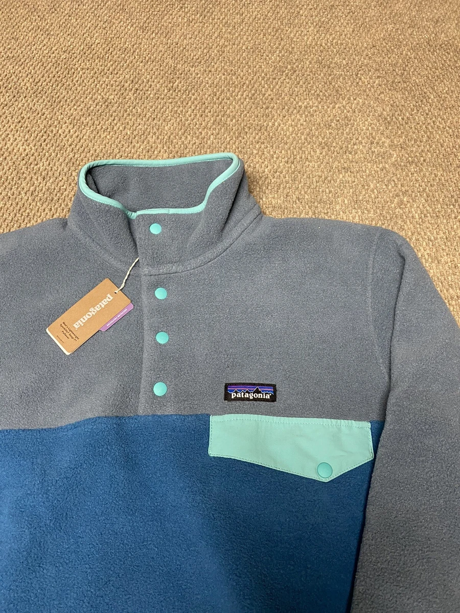 Gray and blue patagonia hotsell pullover