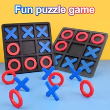 Tic-Tac-Toe Board Game Table Top Games for Kids and Adults 15 x 15cm