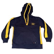 Bugle Boy Boys Pullover Hoodie Sweatshirt Size 7 Navy Blue