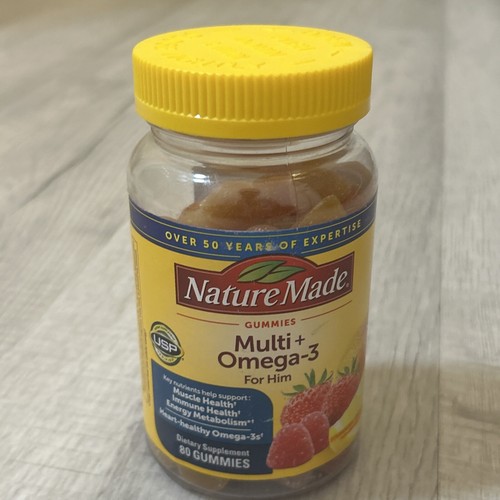 Nature Made Men's Multivitamin + Omega-3 Gummies, 80 Gummies, Exp 04/2026 - Picture 3 of 20