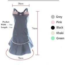 Lady Ruffle Apron Cafe Kitchen Cook Bake Waitress Work Wear Japanese Sweet