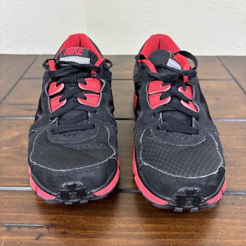 Nike Dual Fusion ST 2 Running Shoes 454242-004 Black Red Men's Size 8 - Picture 2 of 18
