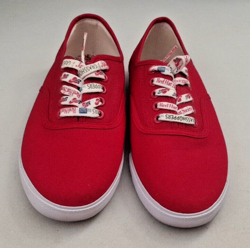 Mossimo Supply Co Low Top Casual Sneakers with Red Hat Society Strings Sz 8 - Picture 11 of 15
