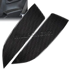 Real Carbon Fiber Rear Seat Armrest Panel Trim Cover Fits 13-20 BRZ 86 FRS