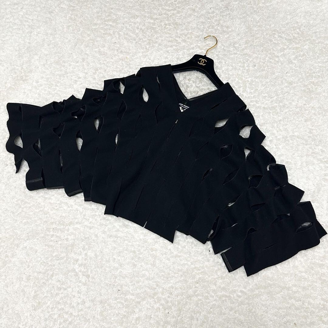 Junya Watanabe Comme des Garçons Cutout top black 3D M Good Junya Watanabe Comme des Garçons Cutout top black 3D M Good