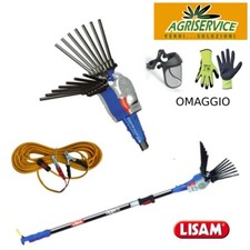 Pettine telescopico elettrico LISAM OLIWATT 2 12V abbacchiatore  cavo omaggi