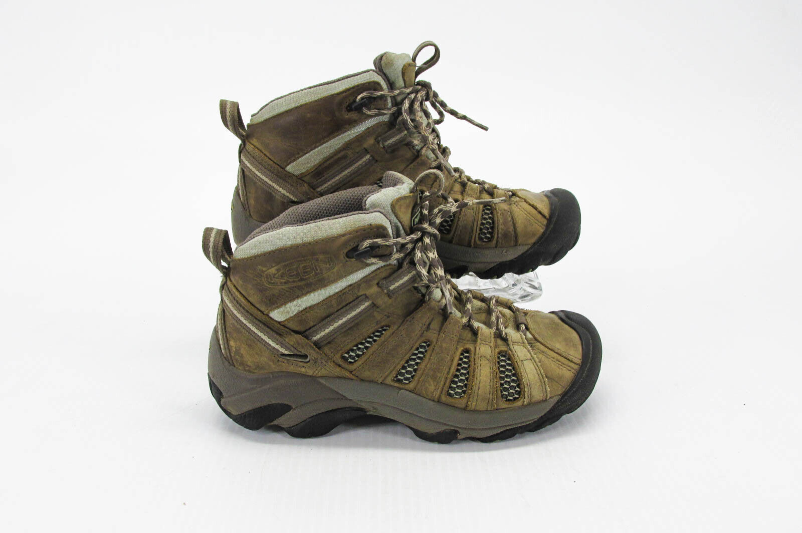 Scarpe da donna Keen Voyageur taglia media 6M atletiche escursionismo chukka usate vq