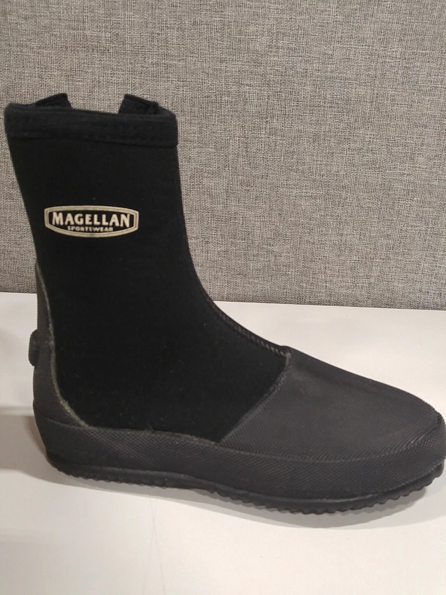 Magellan Sportswear Neoprene Wading Boots Size 3 Black shoes water