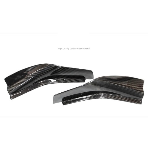 Car Carbon Fiber Front Bumper Spoiler Canard Kit For 2012 Nissan Skyline GTR R35 - Picture 3 of 9
