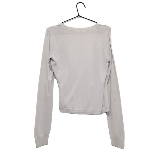 +J Jil Sander x Uniqlo Silk Cotton Women’s V-Neck Cardigan Sweater Size XS - Picture 8 of 9
