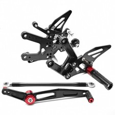 Moto CNC Rearsets Repose-pieds Repose-pieds Arrière Réglable Fixé Compatible For YZF R6 YZF600R 1999-2002
