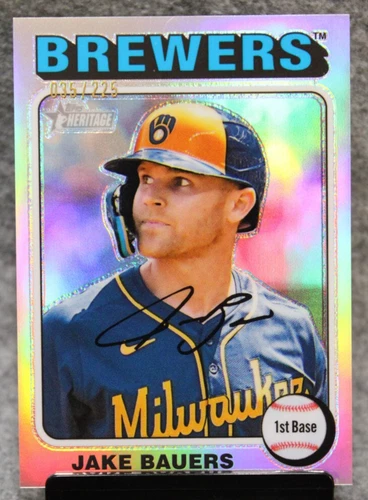 2024 Topps Jake Bauers RAW
