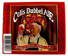 Celis Brewery CELIS  DUBBEL ALE - BELGIAN STYLE ABBEY ALE beer label TX 12oz 