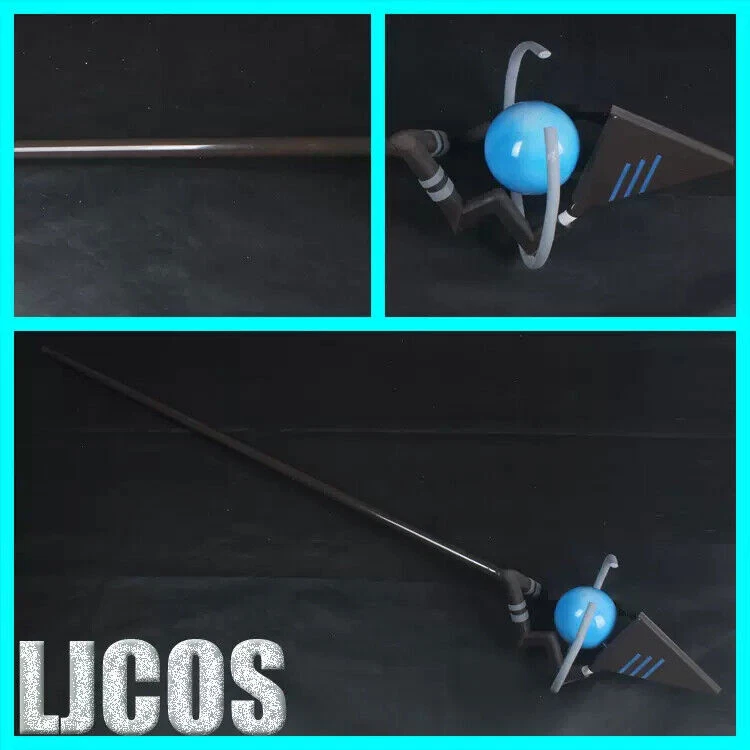 Mushoku Tensei: Jobless Reincarnati Rudius Grairat Varita Bastón Arma Cosplay Accesorios Foto 3 de 3