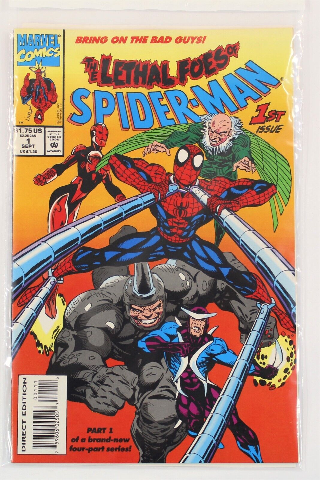 Marvel Comics, The Lethal Foes Of Spider-Man Vol. 1 No. 1 Sept 1993