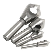 4* Chamfer Deburring Crosshole Ti Drill Bit Set Metal Tool Cutting Countersink