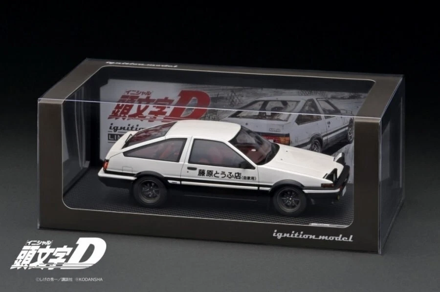Ignition Model IG2871 1/18 INITIAL D Toyota Sprinter Trueno 3Dr GT Apex AE86 JP