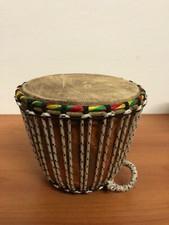 Bongo Jambe DJEMBE TAMBURO Africano usato - 20cm