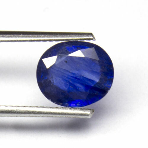 Natural 3.40 Ct Oval Ceylon Blue Sapphire Gemstone Certified
