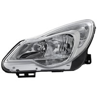 Halogen Scheinwerfer Frontscheinwerfer Rechts H7/ H1 Chrom FüR Opel Corsa D