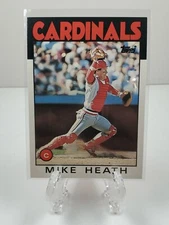 Topps 1986 Traded Baseball Card #46T Mike Heath St Louis Cardinals 