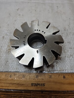 BROWN & SHARPE 4'' x7/8''C x 1 1/4'' Milling Concave Cutter tool 7/16 Radius 
