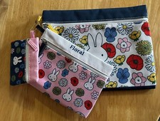 New Miffy Friends Floral slider multipurpose bags pouches 3P accessory cases