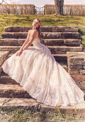 MORILEE wedding dress/bridal gown - 8273 - A-line/ Tulle/ Strapless/ Sweetheart - Picture 6 of 7