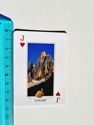 LA TOPO ELEVEN ALTA PUSTERIA CARD PAPER DOLOMITES 90s original vintage