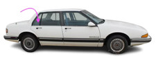 Fits: 1986-1991 Buick LeSabre & Pontiac Bonneville Rear Right Vent Window Glass