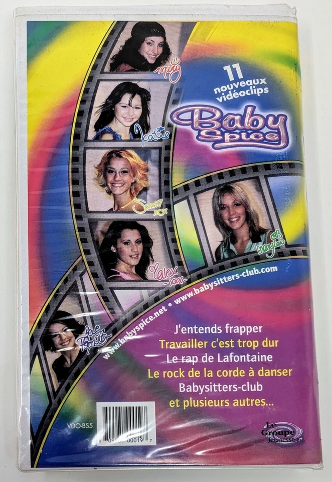 Les Baby Spices - Babysitters Club VHS - NTSC - French - VG (Tested) - Image 2 of 4