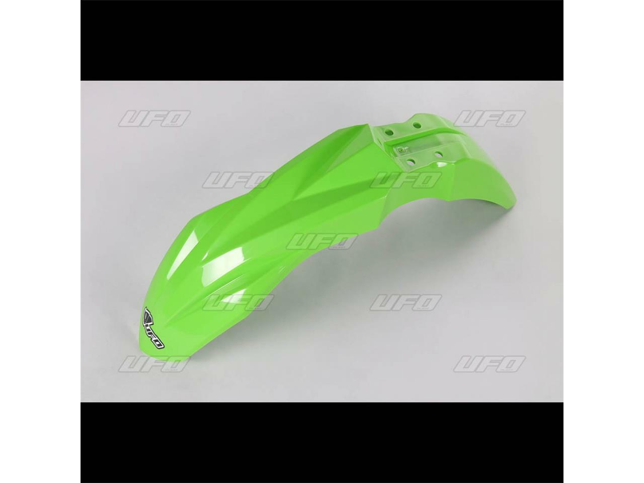Garde-boue avant UFO vert pour moto cross Kawasaki KX450F