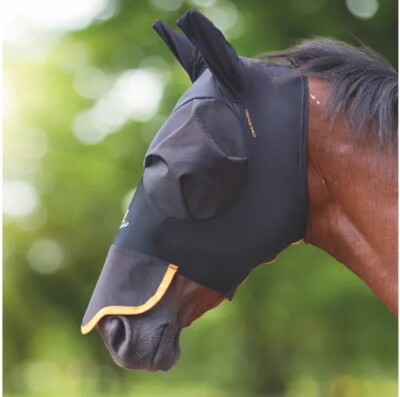 FlyGuard Pro Stretch Fliegenmaske mit Nase