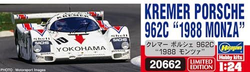 ☺︎ Hasegawa 1/24 Kremer Porsche 962C 1988 Monza Plastic Model