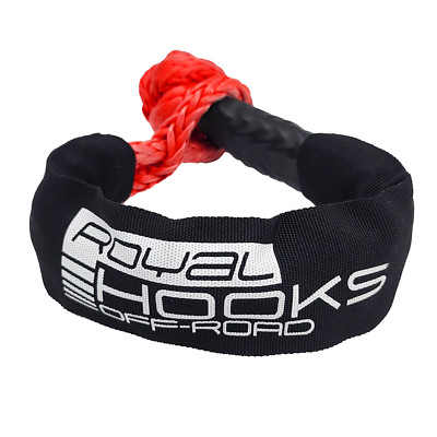Soft Shackle - Recovery - 7/16'' x 20 inch - 34,000 lbs (Royal Hooks) RED - BLACK
