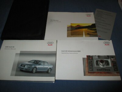 2005 AUDI A6 OWNERS MANUAL SET W/ CASE MMI INFOTAINMENT NAVIGATION | eBay