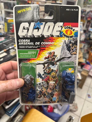 1988 Gi Joe Accessory pack #2 pack d'accessoires 2 cobra arsenal de combat NEUF - Photo 1/4