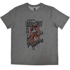 Red Hot Chili Peppers In The Flesh T-Shirt Grey New