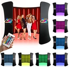 360 Photobooth Backdrop Photo Booth Enclosure Wall Backdrops for Wedding Party