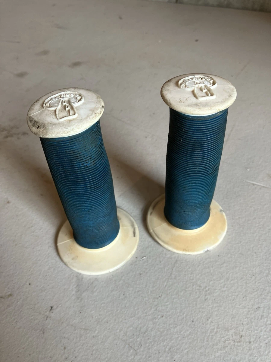 BMX Bike-Old School White Handlebar Grips, Tape & Pad Vintage Bike