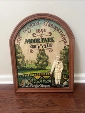 Classic Golf 3D Relief Moore Park Advertising Golf Equipment 26”X 20” X 2