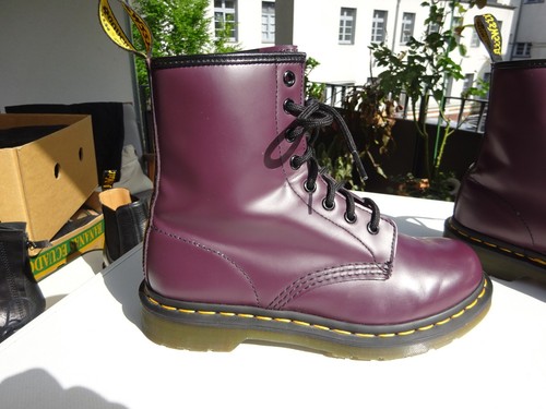 DR.MARTENS DR. MARTENS 1460 W Damen Leder Aubergine England Gr.38(UK5) f.Neuw - Bild 3 von 18
