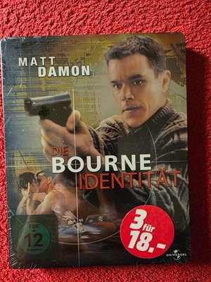 Die Bourne Identität  (Steelbook)  Blu-ray  (P3)  Neu
