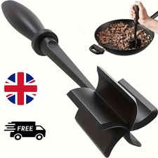 1x Non Stick Mince Meat Masher Beef Ground Chopper Resistant Heat Potato Masher