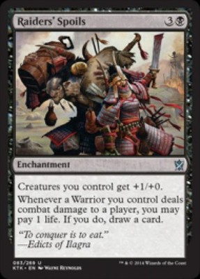Raiders' Spoils - KTK MTG - Light Play