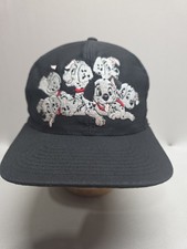 Vintage 90s 101 Dalmatians Disney Store Movie Promo Embroidered Snapback Hat Cap