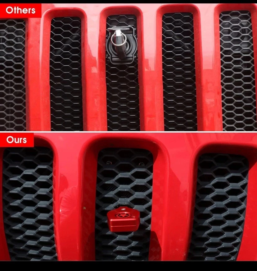 Bloqueo de capó antirrobo para Wrangler JL, bloqueo oculto para 2013-2025 Foto 4 de 4