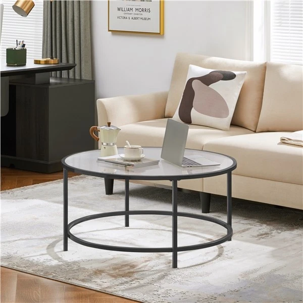 Space Glass Coffee Table Tables for sale | eBay