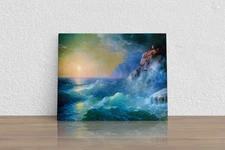 Ivan Aivazovsky"Napoleon on St Helena 1897" Canvas Print Wall Art Home Decor