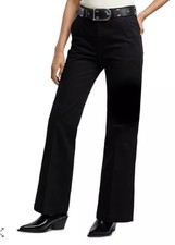 The Kooples Jeans Womens 26 Black Bootcut Denim Pants High Rise New Tags NEW